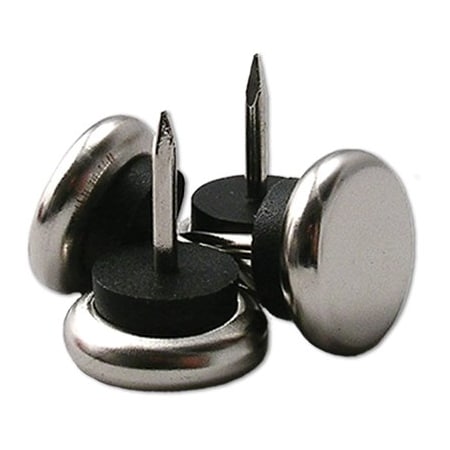 Richelieu America 235947 0.87 in. Metal Gray Glides - Pack of 44